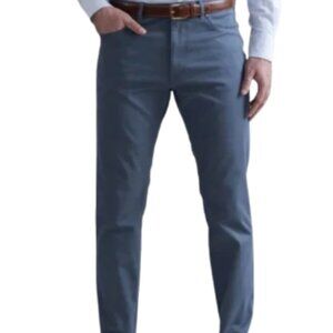 Ledbury Men's Charcoal Gray Twill Pants